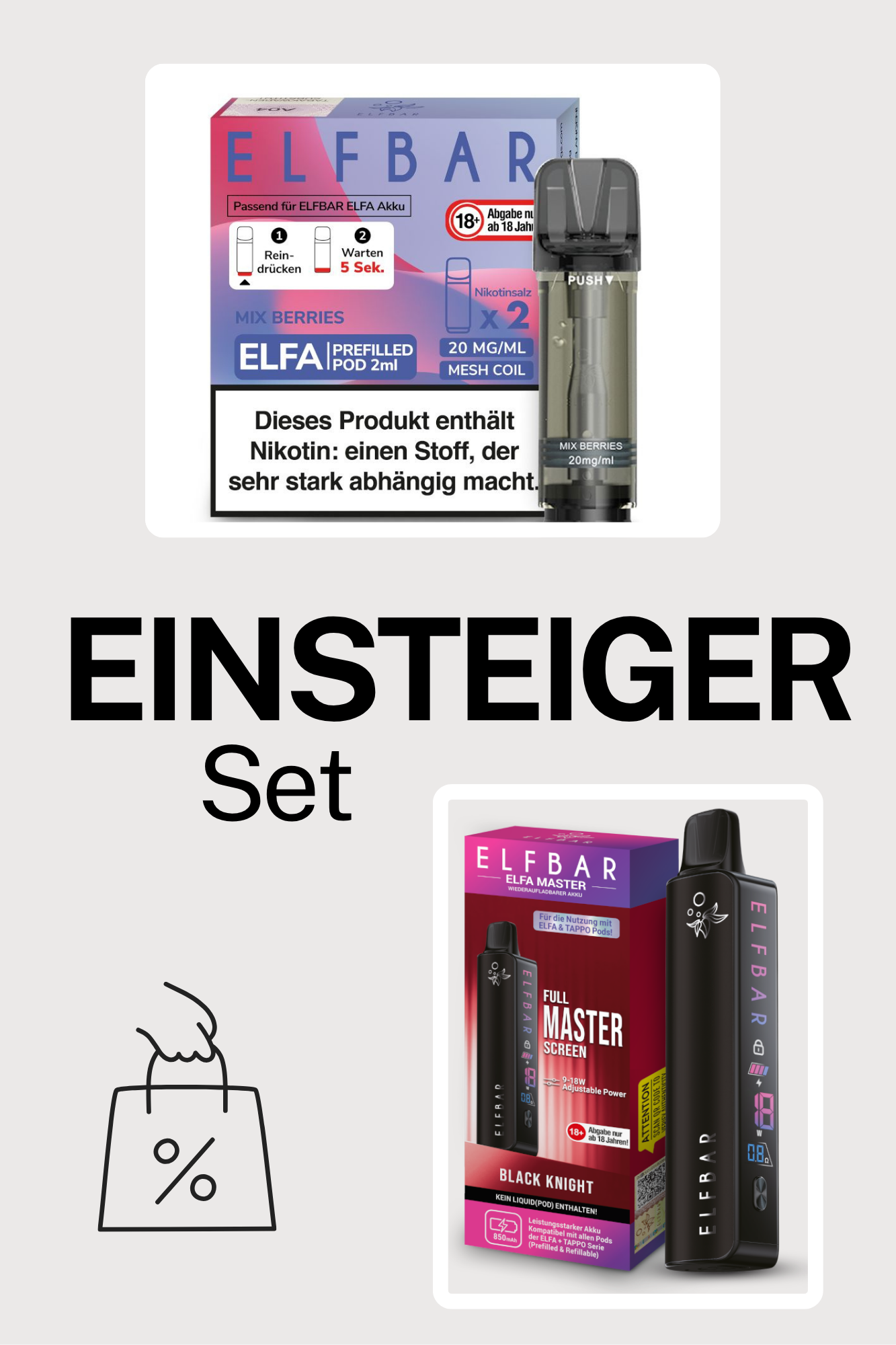 Elfbar Master + Pod Sparset – Wähle Deinen Geschmack