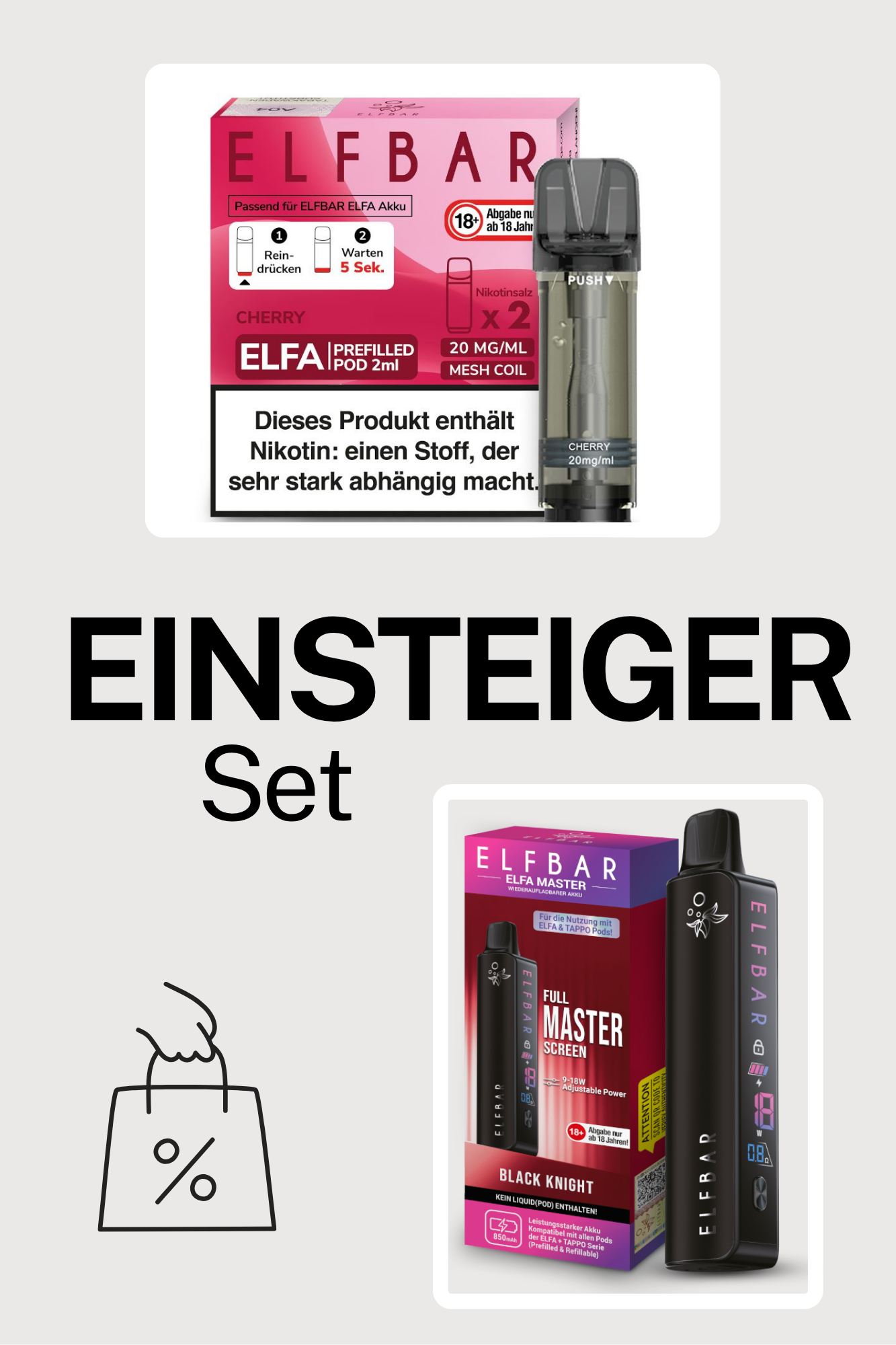 Elfbar Master + Pod Sparset – Wähle Deinen Geschmack