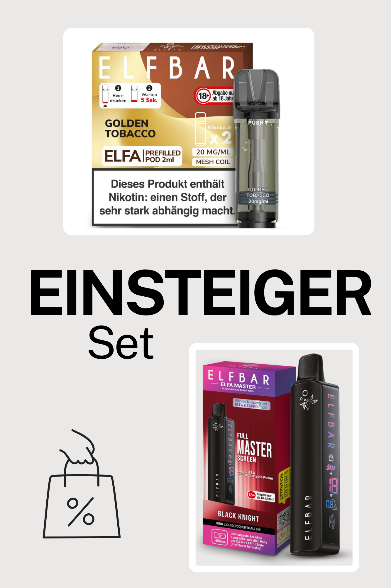 Elfbar Master + Pod Sparset – Wähle Deinen Geschmack