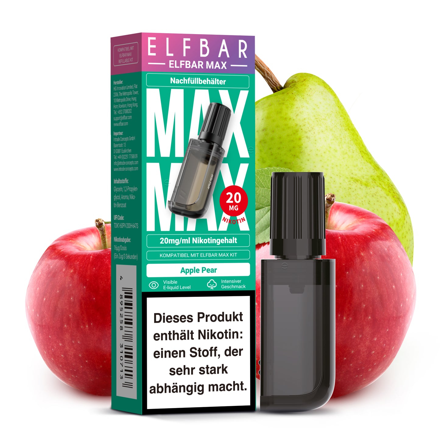 ELFBAR MAX Pod – Bis zu 6000 Züge | Intensiver Geschmack & Langanhaltender Dampfgenuss