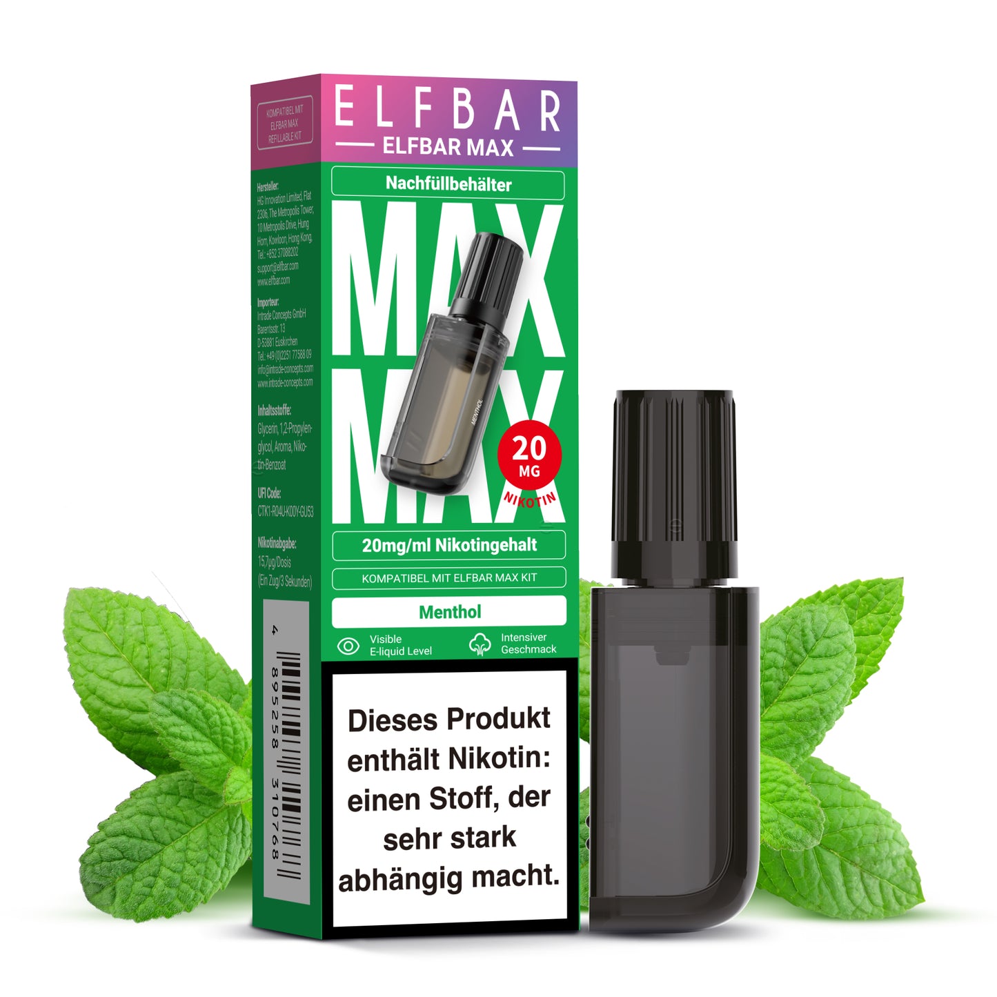 ELFBAR MAX Pod – Bis zu 6000 Züge | Intensiver Geschmack & Langanhaltender Dampfgenuss